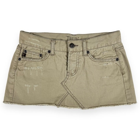 Y2K Taunt Low Rise Micro Mini Skirt - Picture 1 of 7